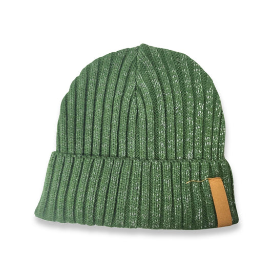 4. Grøn navnehue, 4 Edition, strikket med refleks 2-5 år