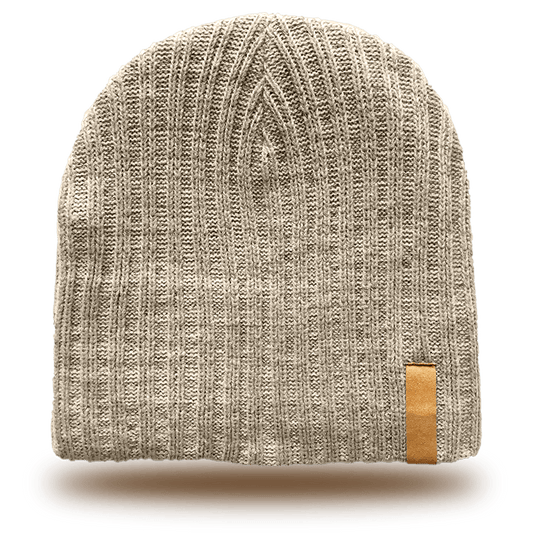 2. Grå navnehue, Second Edition, strikket med refleks (1 size) Restparti